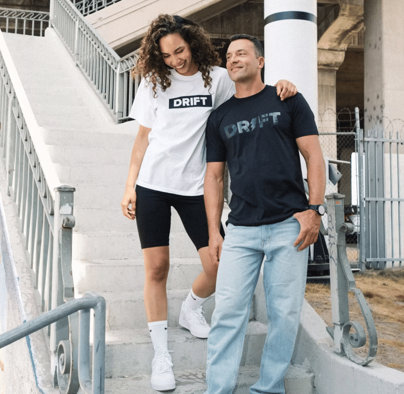 Drift The Knockout Black & White T-Shirt